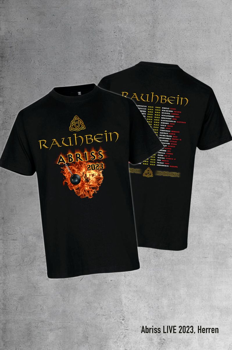 Retro-Shirts - "Abriss LIVE 2023" Sonderanfertigung