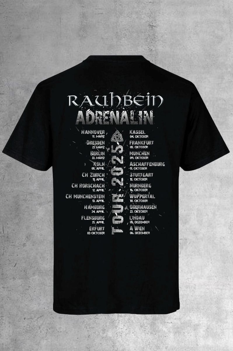 Retro-Shirt ADRENALIN Tour 2025 Sonderanfertigung